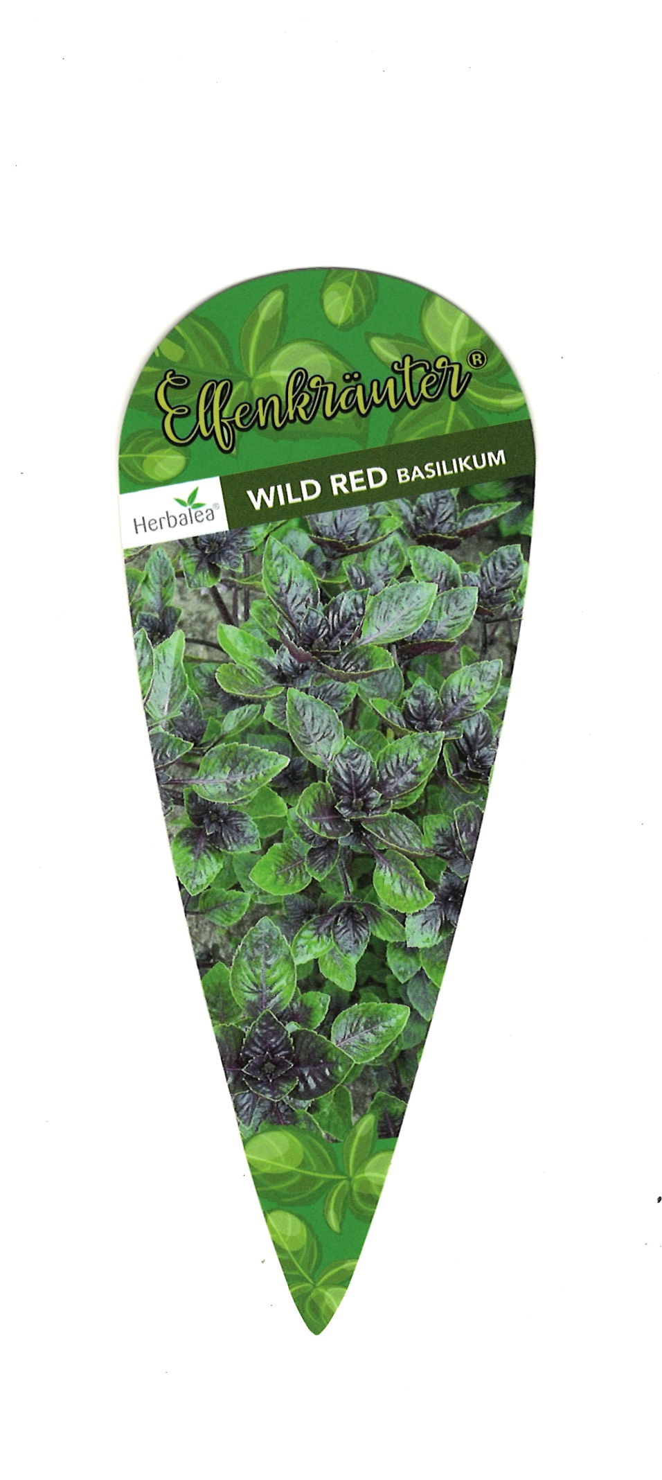 Stecketiketten Basilikum Wild Red®